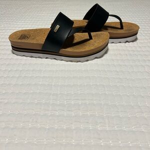 Reef cushion Sol Hi Sandals with Cork Footbed